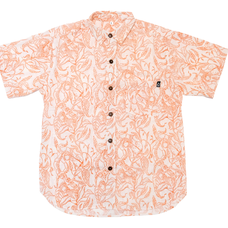 Brick Orange Short Sleeve Shirt